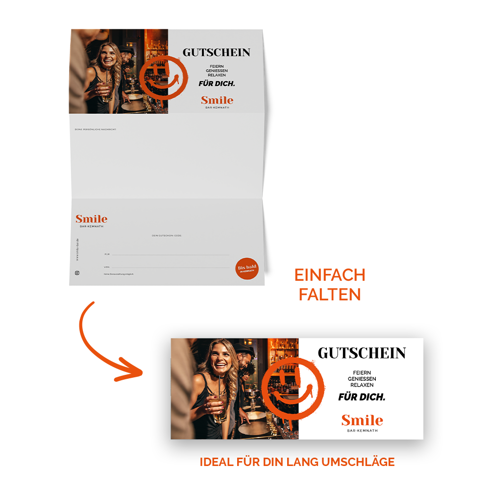 Digitaler Gutschein zum Selbstdrucken